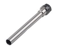Varilla de extensión de soporte de portabrocas de vástago recto de acero de aleación de cromo molibdeno compatible con portabrocas ER11A, diámetro de vástago C10, longitud de 100 (C12)