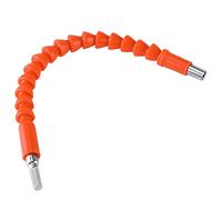 Varilla de extensión magnética flexible de 1/4 pulgadas para destornillador (mango de plástico naranja)