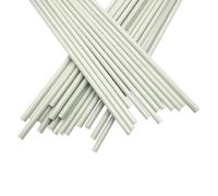 Varilla De Fibra De Vidrio Blanca De 20 Piezas, Diámetro 1-5mm De Longitud 500mm Varilla De Fibra De Vidrio Sólida Arqueada Mosquitera For Tienda Soporte(1.0x500mm)