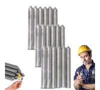Varilla de soldadura universal de baja temperatura, varillas de soldadura de fusión más ligera, varilla de aluminio de fácil fusión, equipo y accesorios de soldadura para acero inoxidable (18 Uds.)