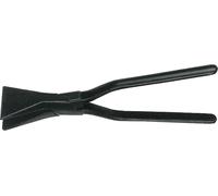 Varilla de soporte, longitud 320 mm, montada horizontalmente, con recubrimiento en polvo