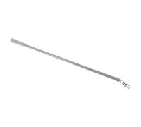 Varilla Deslizante para Cortinas con Broche de 43cm de Fibra de Vidrio | Aleación de Aluminio y Tubo Reforzado, Conexión a Presión, para Anillas y Visillos en Oficinas