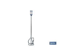 Varilla mezcladora mortero ø120 600 mm m14
