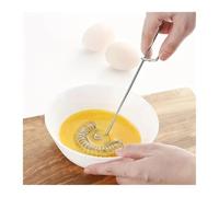 Varillas Cocina Batidor de huevos con resorte de acero inoxidable de 6 piezas