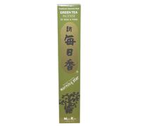 Varillas de incienso japonés de té verde, 50 varillas, incluye soporte, de la marca Morning Star