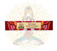 Varillas de Incienso Natural para Hogar, Yoga y Meditación, 15 g, Varias Fragancias (Rosa y Vainilla)
