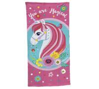 Various Toalla de Playa Inantil para Niño y Niña Toalla de Piscina con Licencia Oficial POKEMON,PEPPA PIG,DISNEY,Tamaño 70 x 140cm,Material es Microfibra Unicorn c