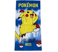 Various Toalla de Playa Inantil para Niño y Niña Toalla de Piscina con Licencia Oficial POKEMON,PEPPA PIG,DISNEY,Tamaño 70 x 140cm,Material es Microfibra Pokemon a