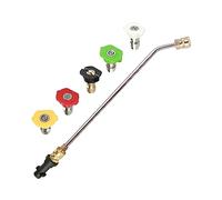 Varita de extensión para lavadora a presión, lanza de pulverización en ángulo de 90 grados/30 grados para Karcher K2 K3 K4 K5 K6 K7, con 5 boquillas de pulverización (30 grados)