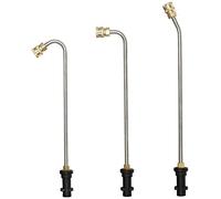 Varita de extensión para pistola de lavado a presión, conector rápido de 1/4 pulgadas, barra de limpieza para pistola de lavado para Karcher K2-K7 (oro 90 grados)