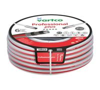 Vartco Professional Plus - Manguera de jardín flexible de 6 capas con sistema TFS, 50 m, resistente a rayos UV, apta para alimentos, hasta 30 bar, para temperaturas de -25°C a +60°C (1" 50m)