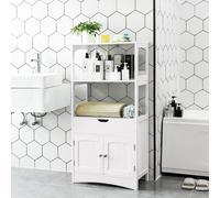 VASAGLE: Armario para baño con cajón, doble puerta y estante grande