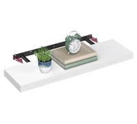 VASAGLE, estante de pared, estante flotante, tabla de estante, 20 x 80 x 3,8 cm – Juego de 1 (80 cm), blanco