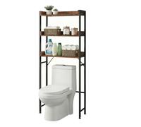 VASAGLE, estante para baño, estante para inodoro, estante para baño con 3 estantes abiertos
