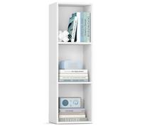 VASAGLE Librería de 3 Niveles, Estantería Libros, Abierta | Librería Estantería para Sala de Estar, Dormitorio, Blanco Nube, Colección CUSTOS LBC433W01