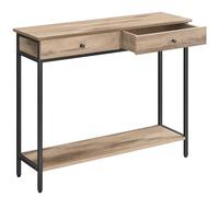 Mesa consola con cajones y estructura de acero estilo industrial