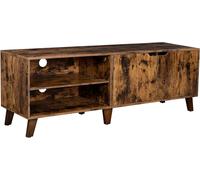 VASAGLE, mueble para televisión, mesa de televisión con 2 puertas, estantería para televisores de hasta 60 pulgadas, mueble de televisión con estantes interiores ajustables, ideal para el salón