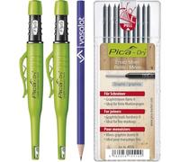 vasalat Picastift automático con 10 minas de grafito H - Lápiz para dibujar 3 piezas
