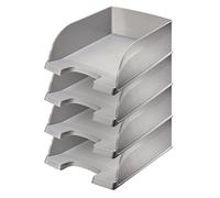 Vaschetta portacorrispondenza Leitz Plus Jumbo abete argentato 52330084 (conf.4)