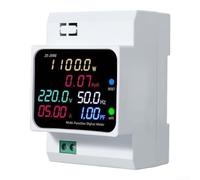 Vasiumic Contador Eléctrico 3F ABS Voltaje Corriente Potencia(40-300V WiFi) | WiFi para disponible, carril din 3F, monitor consumo real, ahorro , instalación fácil
