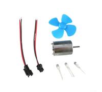 Vasiumic Generador De Viento Manual Bricolaje Motor 6-9V | Voltaje salida 0-20V, aspas 60mm, motor 31mm, para ideal demostraciones físicas, conversión energía
