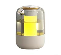 Vasiumic Humidificador de aire, fabricante de niebla fría silenciosa con luz nocturna para apagado automático, fácil de limpiar, 13,6 x 13,6 x 19,5 cm, para dormitorio, coche, oficina (blanco)