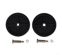 Vasiumic Kit de 2 ruedas, reemplaza 734-0973 112-0337, ruedas para cortacésped con hardware de 32 a 48 pulgadas