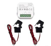 Vasiumic Monitor de energía 2 con pinza de vida útil App Meter 100 de 240 V a corriente de voltaje real Kwh Tracking (2CT)