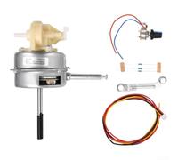 Vasiumic Motor CC sin escobillas 12V 24V Funcionamiento silencioso de bajo voltaje para ventilador de pared de mesa de bajo consumo de energía doble rodamientos beige