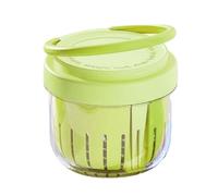 Vaso almacenador ensalada frutas Bote Colador Taza Filtro Taza Avena