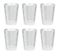 Vaso de agua PILASTRO 240 ml, juego de 6 piezas, claro, Stelton
