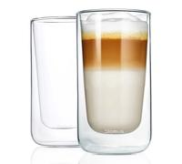 Vaso de café con leche, juego de 2 piezas, 320 ml, doble pared, Blomus