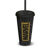 Vaso de caña en relieve pp 790 ml marvel golden treasure