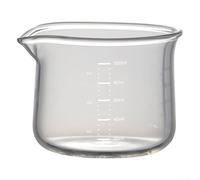 Vaso de chupito italiano de 100 ml con boquilla para pico de águila para vertido de precisión y uso resistente a los golpes térmicos