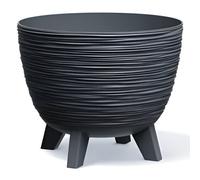 Vaso de flores ⌀395 mm ⌀290 mm ⌀236 mm Prosperplast Furu Antracita Diseño