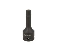 Vaso de impacto hexagonal TOPTUL 3/4 pulgadas 14 mm, Longitud 105mm