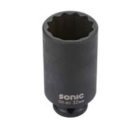 Vaso de impacto SONIC 1/2" 30 mm 12 caras tief