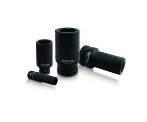 Vaso de impacto TOPTUL 3/4 pulgadas 32 mm 6 caras largo