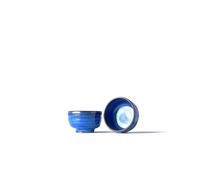 Vaso de sake 35 ml, azul, cerámica, MIJ