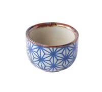 Vaso de sake STARBURST 30 ml, azul, cerámica, MIJ
