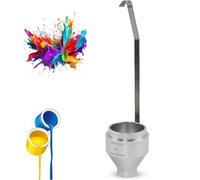 Vaso de viscosidad para pinturas, tintas y recubrimientos, vaso de flujo de 100 ml con boquilla de 4 mm/6 mm, herramienta de medición de precisión para pruebas de grosor