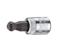 Vaso destornillador 1/4" cabeza esférica 4 mm