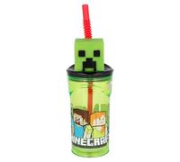 Vaso con figurita 3D Minecraft 360 ml. (Stor 40466)