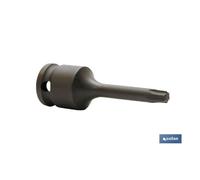 Vaso impacto 1/2 torx macho t-27