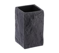 Vaso Jabonera Dispensador de Jabon y Escobillero Efecto Piedra Para Baño Aseo WC Tendance