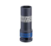 Vaso largo de impacto pared delgada 1/2' 17 mm x 80 mm king tony, herr
