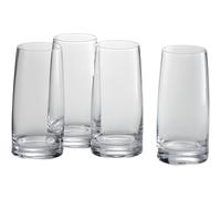 Vaso largo KINEO 360 ml, juego de 4 piezas, transparente, vidrio, WMF