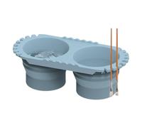 Vaso Limpiador De Pinceles De Pintura Plegable: Cubo De Lavado De Silicona con Soporte, Bote De Agua Portátil para Gouache De De Acuarela Acrílico, Suministros De Arte para Niños, Artistas, EST