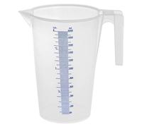 Vaso medidor de 2 litros, alta resistencia, con tapa, ligero y duradero