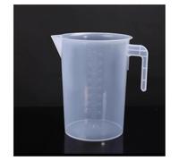 Vaso medidor graduado de plástico | Tamaño: 250ML a 5000ML Con tapa, Uso: Uso en laboratorio(250ML)